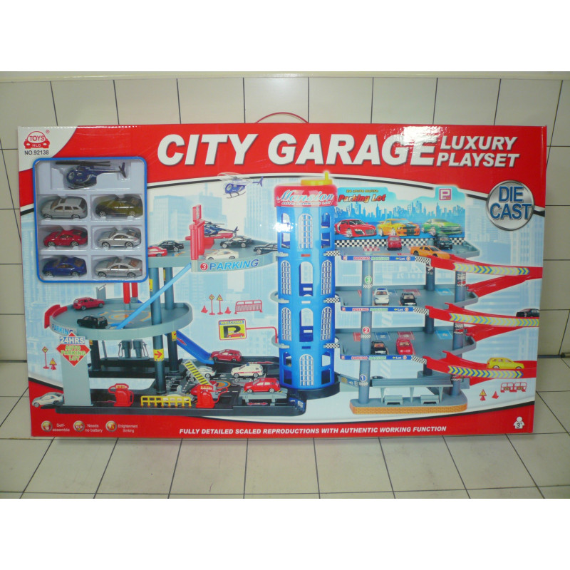 city garage luxury playset