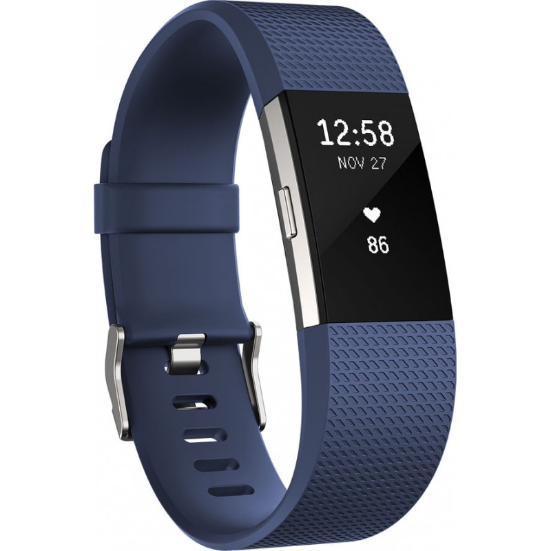 Fitbit aktiivsusmonitor Charge 2 S, sinine/hõbedane
