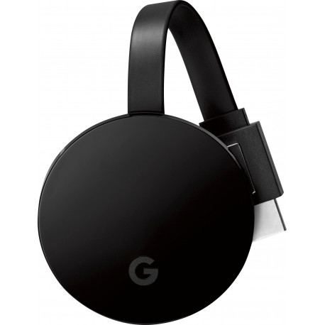 Google Chromecast Ultra 4K, melns
