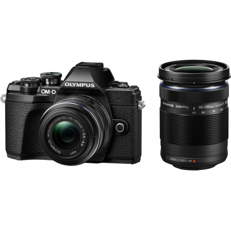 Olympus OM-D E-M10 Mark III + 14-42mm II + 40-150mm Kit, must