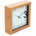 Platinet alarm clock April, wooden (43623)