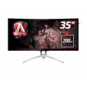 Monitor AOC  AG352QCX (35"; MVA; 2560 x 1080; DisplayPort, DVI, HDMI, VGA; black color)