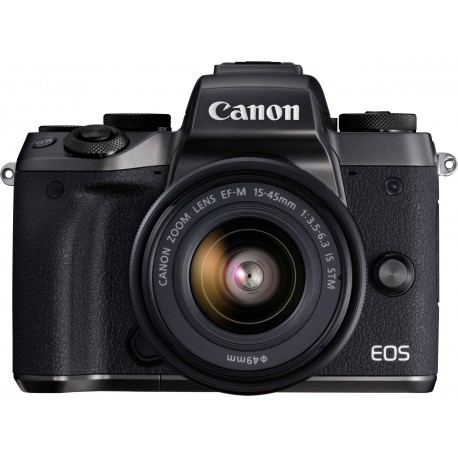 Canon EOS M5 + 15-45 IS STM, melns