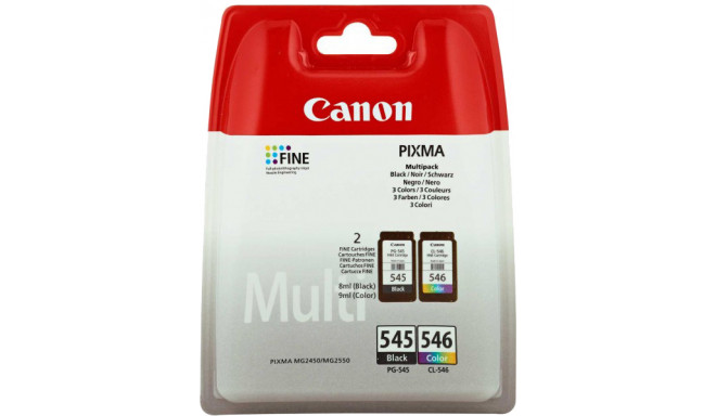 Canon tintes kasetne PG-545/CL-546 Multipack, krāsu/melna