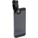 SMART lens for smartphone Triple Clip Macro Fisheye + Wide Angel, black