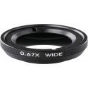 SMART lens for smartphone Triple Clip Macro Fisheye + Wide Angel, black