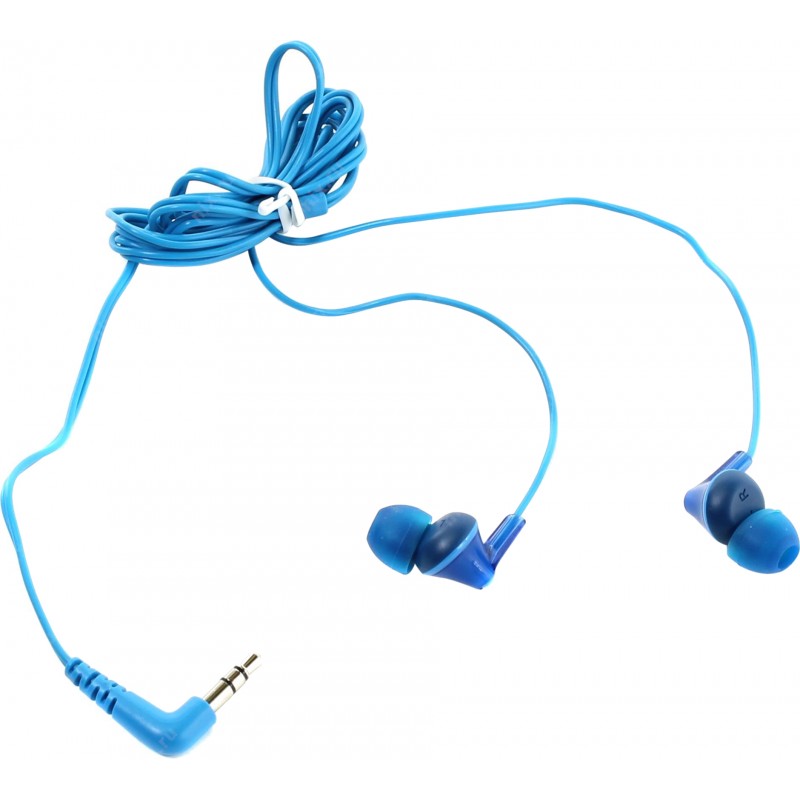 Panasonic earphones RP-HJE125E-A, blue - Headphones - Photopoint