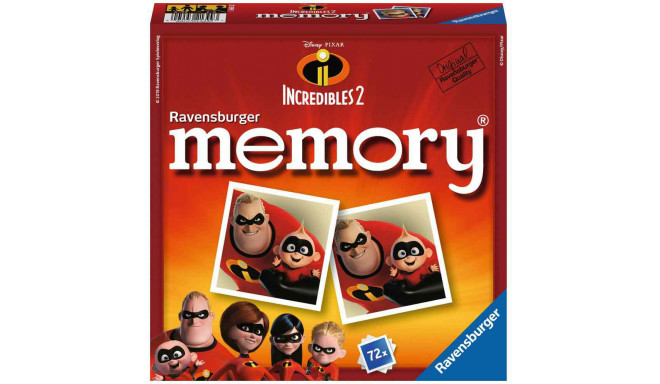 Ravensburger galda spēle Incredibles 2 Memory
