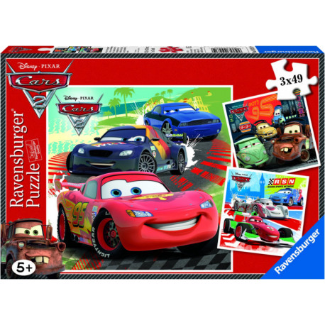 Ravensburger пазл Cars 2 3x49 шт