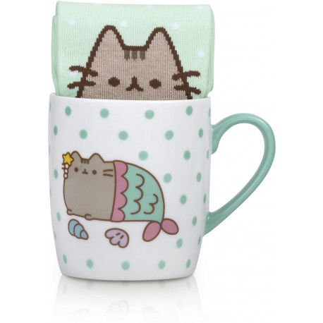 Thumbs Up krūze Pusheen Mermaid + zeķes