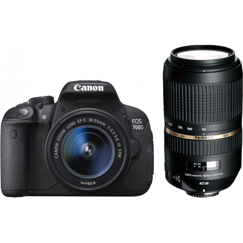 Canon EOS 700D + 18-55mm IS + Tamron 70-300mm VC Kit