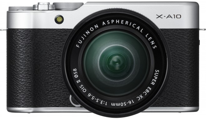 Fujifilm X-A10 + 16-50 мм Кит, серебристый