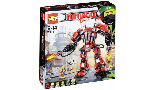 LEGO Ninjago mänguklotsid 70615 Fire Mech