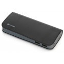 Platinet power bank Leather 15000mAh, black (43674)