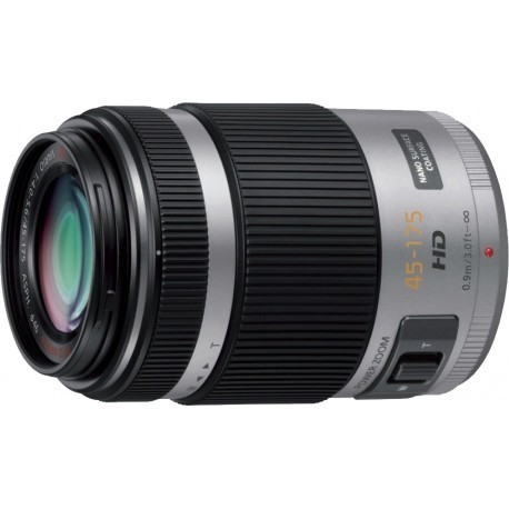 Panasonic Lumix G X Vario PZ 45-175mm f/4.0-5.6 ASPH. Power O.I.S. objektiiv, hõbedane
