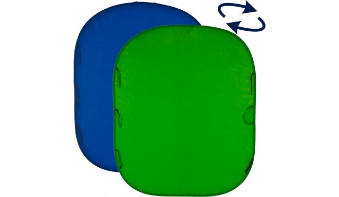 Manfrotto fons Chromakey 1,8x2,1m, zils/zaļš (LA-5987)
