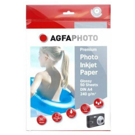 Agfaphoto fotopapīrs A4 Premium Glossy 240g 50 lapas