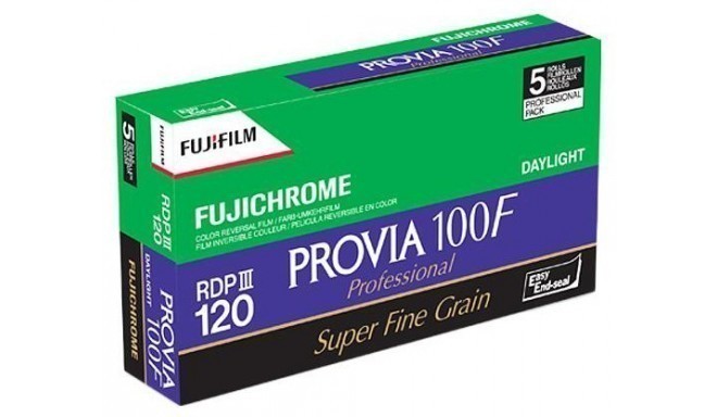 Fujichrome film Provia 100F-120x5 (aegunud)