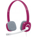 Logitech kõrvaklapid + mikrofon H150, roosa