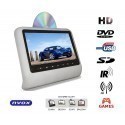HEADREST LED MONITOR CAR 9 "HD DVD USB SD IR FM GAME