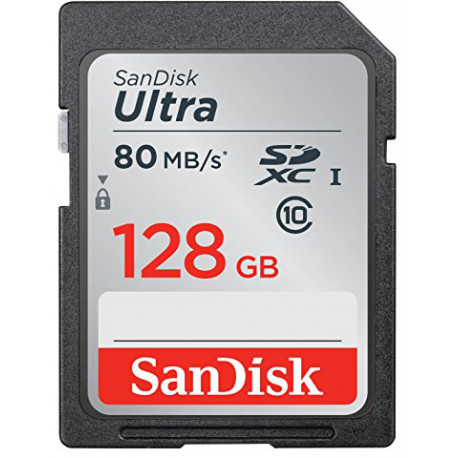 SanDisk atmiņas karte SDXC 128GB Ultra 80MB/s Class 10