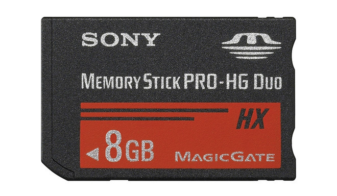 Sony memory card Memory Stick Pro HG Duo HX 8GB (opened package)