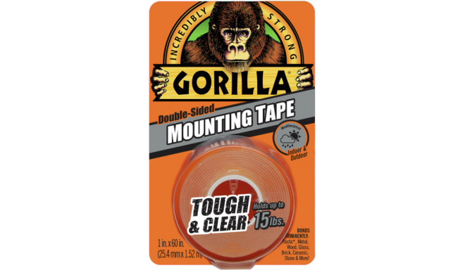 Gorilla tape Mounting Clear 1.5m