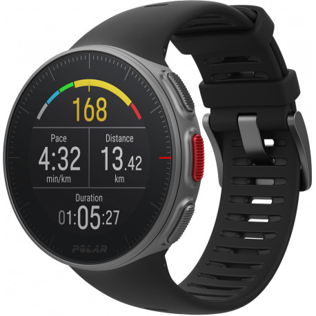 Polar Vantage V HR M/L, must + H10 pulsivöö