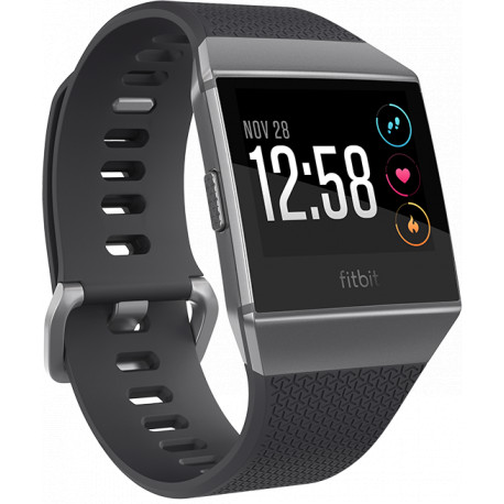 Fitbit Ionic, charcoal/smoke gray