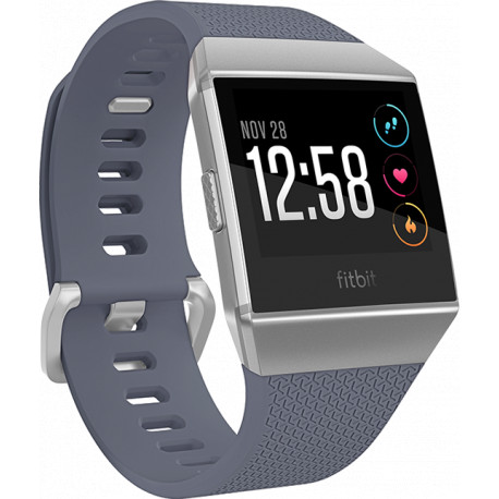Fitbit Ionic, zili pelēks/balts