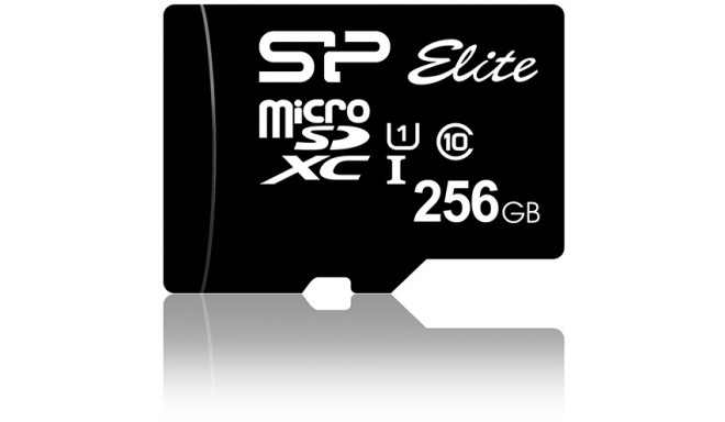 Silicon Power mälukaart microSDXC 256GB Elite UHS-I