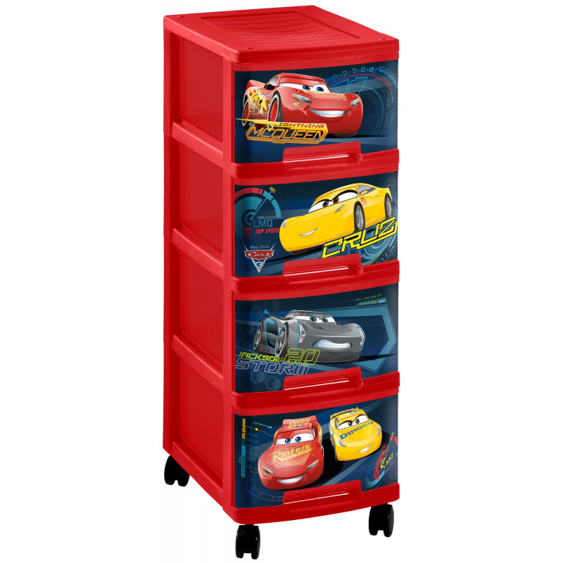 Rack CURVER Cars 232349 (red color) - Shelves Photopoint