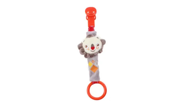 Fisher Price pacifier holder with rattle – lion