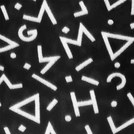 Snug Snug kahekohaline tekk Big Twin Double Symbols, must