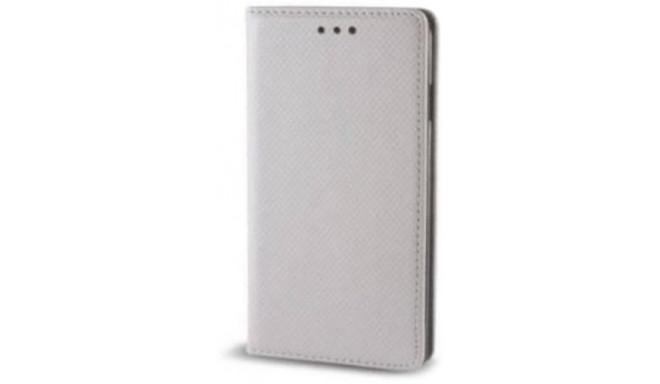 Mocco kaitseümbris Smart Magnet Book Huawei Y6 II, hõbedane