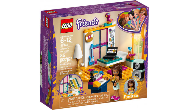 LEGO Friends rotaļu klucīši Andrea guļamistaba (41341)