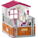 Schleich play set Horse Club Horse Stall with Lusitano Mare (42368)