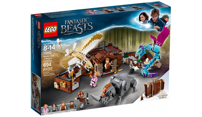 LEGO Fantastic Beasts rotaļu klucīši Tritona maģisko būtņu čemodāns (75952)