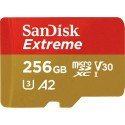 SanDisk memory card microSDXC 256GB Extreme V30 A2