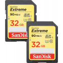 Sandisk memeory card SDHC 32GB Extreme Video V30 2pcs