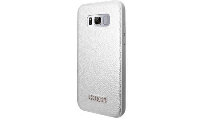 Guess case Iridescent Samsung Galaxy S8 Plus, silver (GUHCS8LIGLSI)
