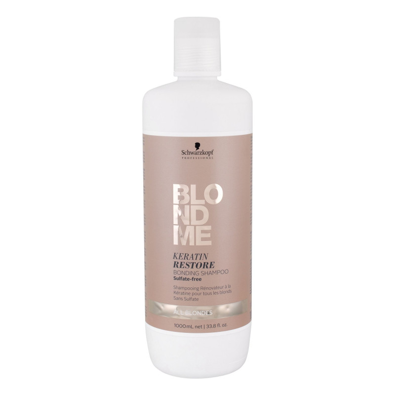 Schwarzkopf Professional Blond Me Keratin Restore Bonding Shampoo 1000ml Sampuni Photopoint