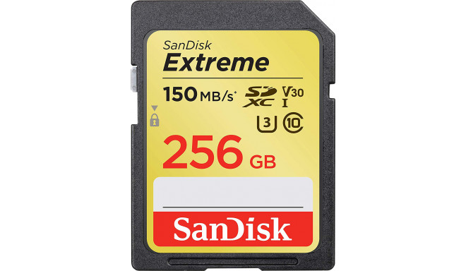 SanDisk карта памяти SDXC 256GB Extreme Video V30 U3