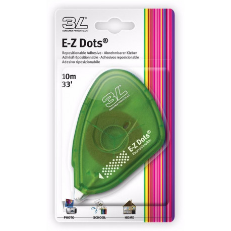 3L adhesive E-Z Dots Removable 9mm x 10m