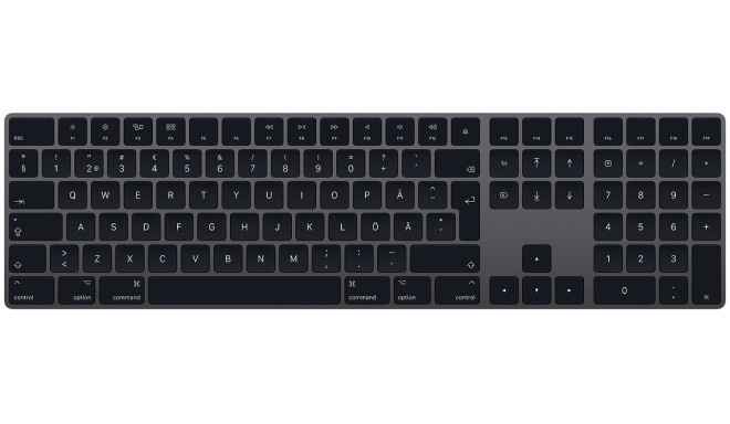 Клавиатура Apple + цифровая клавиатура Magic Keyboard SWE, space grey