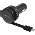 Platinet car charger 1xUSB 3,4A + microUSB cable (44650)