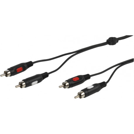 Vivanco kaabel 2xRCA - 2xRCA 5m (46014)
