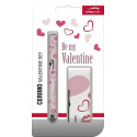 Speedlink puutepliiats + puhastuslapp Cerimo Valentine Set