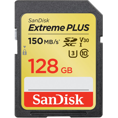 SanDisk atmiņas karte SDXC 128GB Extreme Plus V30 U3