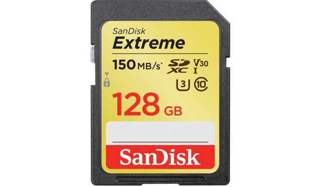 SanDisk atmiņas karte SDXC 128GB Extreme Video V30 U3